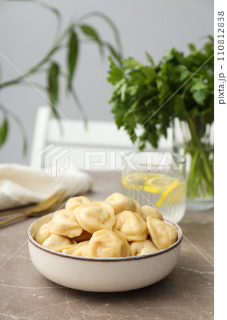 Dumplings, concept of tasty food, dough food 110812838