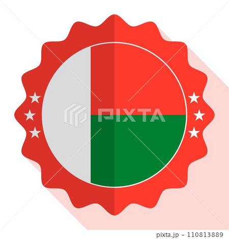 Madagascar quality emblem, label, sign, button. Vector illustration. 110813889