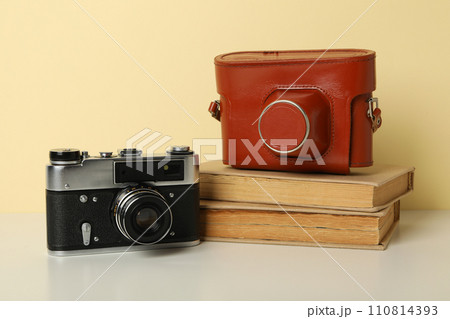 Retro camera, photo shooting on retro camera 110814393