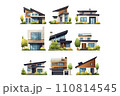 モダンな住宅セット（AI生成画像） 110814545