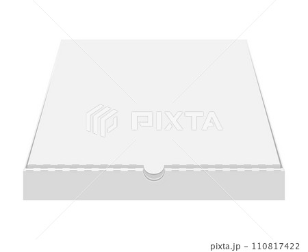 box package for big round pizza with cheese tomato salami olive champignon onion stock vector illustration 110817422