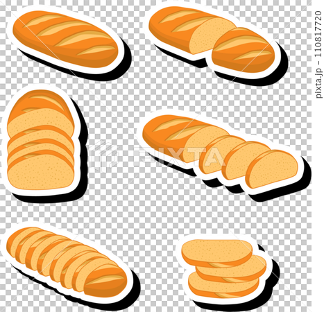 beautiful tasty edible homemade set baked bread consisting of various ingredients beautiful tasty edible homemade set baked bread consisting of various ingredients 110817720