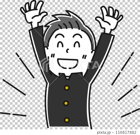 Male student pose 9 110817882