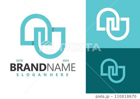 Letter N Elegant Logo Design Vector Template 110818670