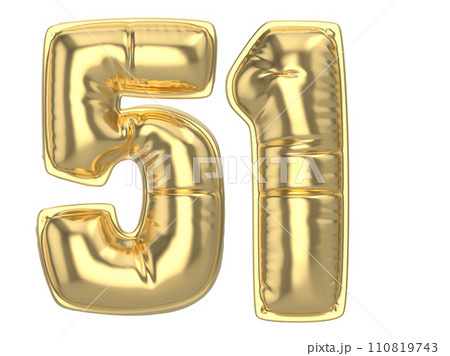 Number percent 3d rendering Gold metal discount 110819743