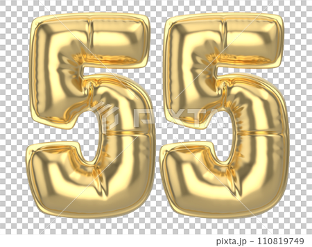 Number percent 3d rendering Gold metal discount Number percent 3d rendering Gold metal discount 110819749