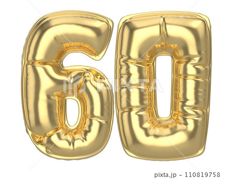Number percent 3d rendering Gold metal discount Number percent 3d rendering Gold metal discount 110819758