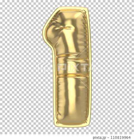 Number Percent 3D Rendering Gold Metal Discount Number Percent 3D Rendering Gold Metal Discount 110819964