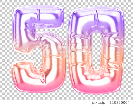 number percent 3d rendering metal discount 110820064