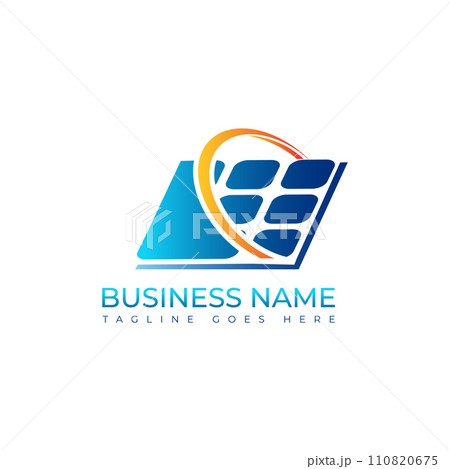 Solar Energy vector icon illustration logo 110820675