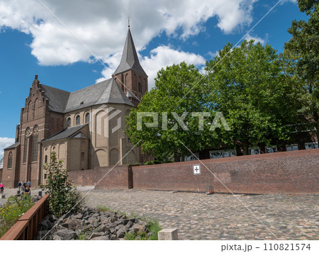 the city of Emmerich at the rhine river 110821574