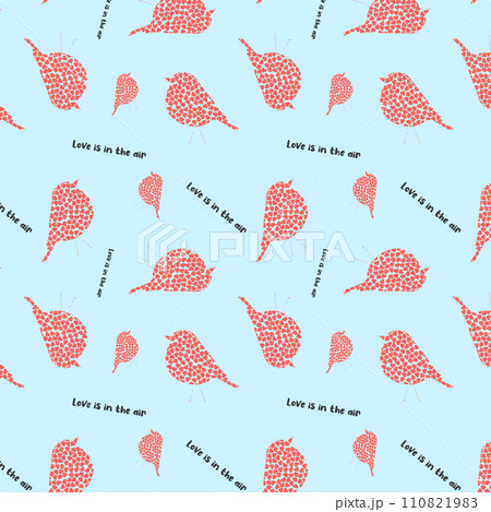 Love is in the air valentine cute pattern  110821983