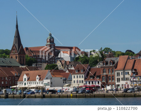 the city of Flensburg at the baltic sea 110822700