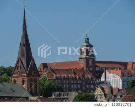 the city of Flensburg at the baltic sea 110822701