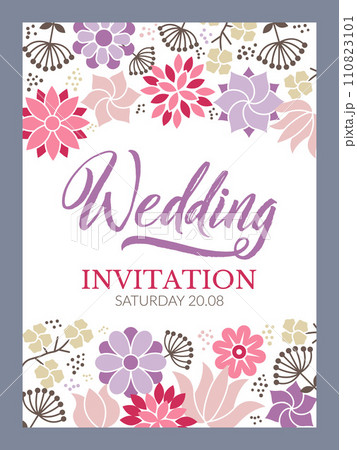 Wedding invitation poster invitation to celebration Wedding invitation poster invitation to celebration 110823101