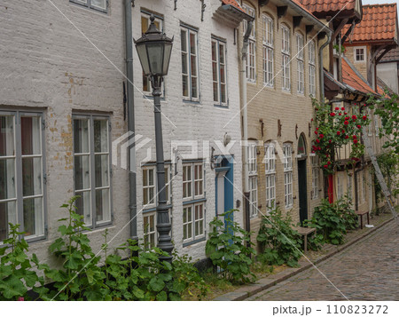 the city of Flensburg at the baltic sea 110823272