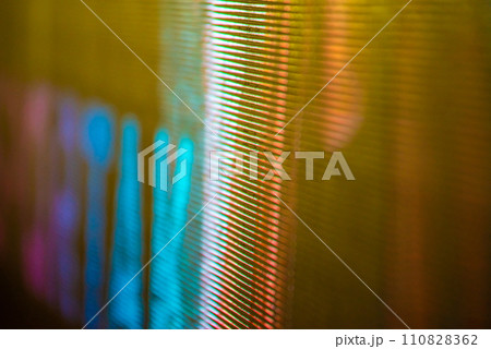 Large LED screen dots. Stage screen 110828362