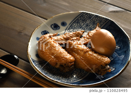 鶏手羽先の梅酒甘酢煮 110828495