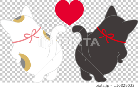 招き猫_ダンシング招き猫_めでたくお知り合い招き猫二匹 110829032