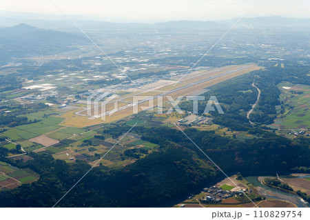 熊本空港　空撮 110829754