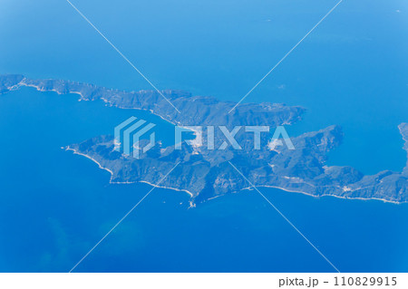 佐田岬　愛媛　空撮 110829915