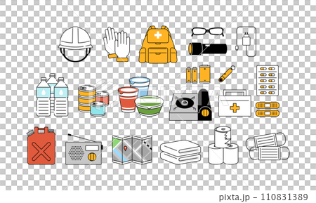 防災グッズ 110831389