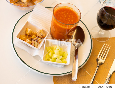 Traditional Spanish dish Gazpacho 110831540