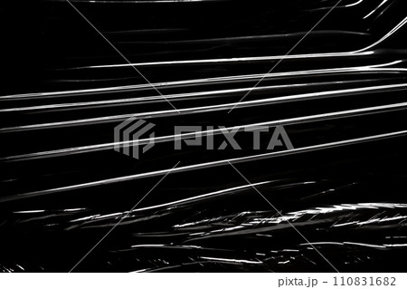 transparent plastic film wrap overlay texture background transparent plastic film wrap overlay texture background 110831682