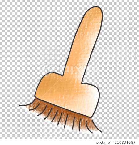 Loose simple broom, single item, analog style Loose simple broom, single item, analog style 110831687