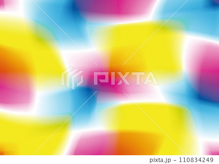 カラフルでポップな原色の背景 110834249