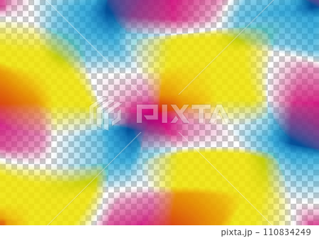 カラフルでポップな原色の背景 110834249