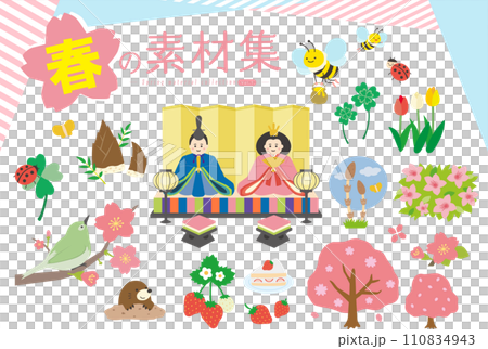 Spring material collection 1 set 110834943