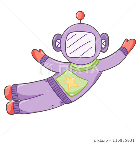 Astronaut and space elements. Alien, ufo spaceship, rocket, asteroid, satellite, telescope. Colorful universe cosmic element transparent set. Fantastic flying cosmic objects for exploration.spacecraft Astronaut and space elements. Alien, ufo spaceship, rocket, asteroid, satellite, telescope. Colorful universe cosmic element transparent set. Fantastic flying cosmic objects for exploration.spacecraft 110835931
