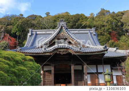 Shuzenji temple at Shuzenji onsen town, the oldest Buddhist temple on the Izu Peninsula in Shizuoka Japan built in the year 807 110836103