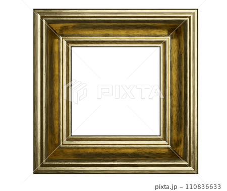 ゴールドの正方形のフレーム 110836633