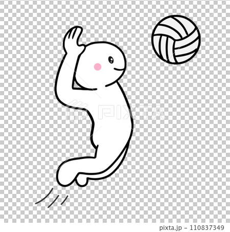 火柴人打排球 110837349