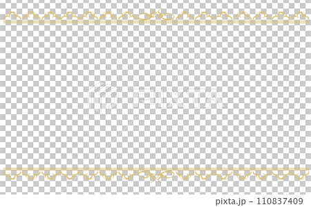 ゴージャスなカリグラフィーフレーム ゴージャスなカリグラフィーフレーム 110837409