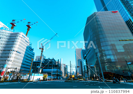 東京駅周辺再開発 八重洲中央口前 2024.01 a-4 ライトカラー 東京駅周辺再開発 八重洲中央口前 2024.01 a-4 ライトカラー 110837994