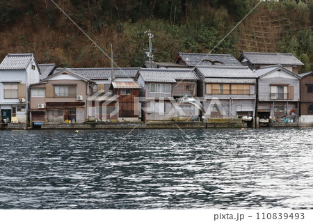 海の京都　伊根町　舟屋群 110839493