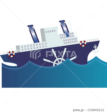 Sea ship vector cargo freight transport icon Sea ship vector cargo freight transport icon 110840222