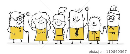 Big happy family. 110840367