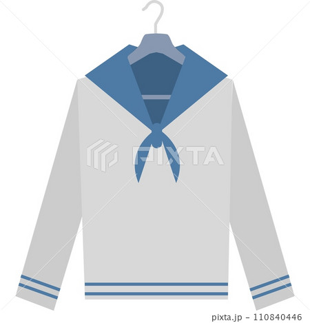 Sailor shirt vector marine suit icon shirt clothes 110840446