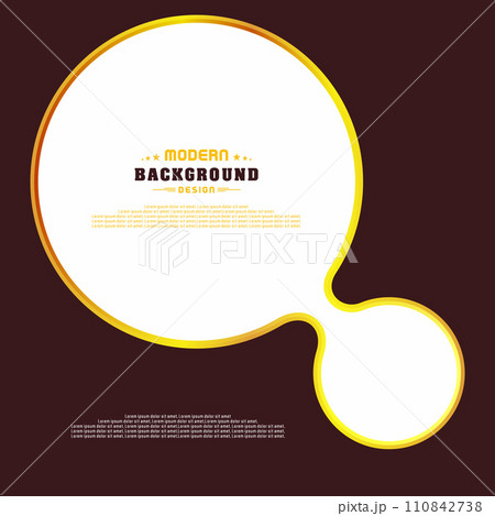 Vector modern background design for social media business colorful background design template 110842738