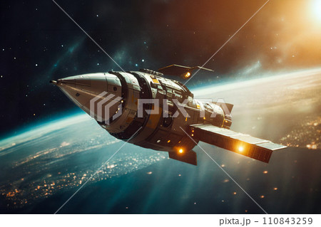 宇宙船のイメージ 宇宙船のイメージ 110843259