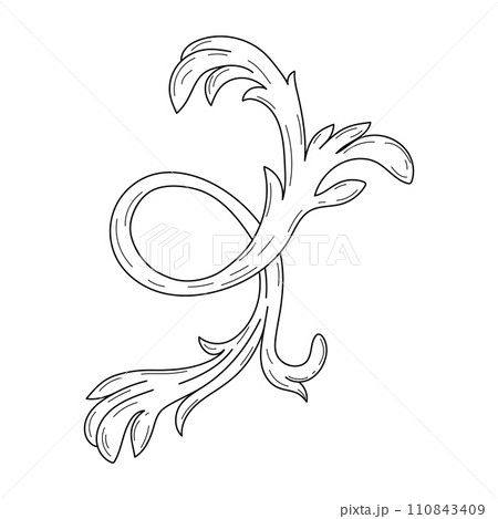 Vintage style design for Placards, Invitations, Banners, Badges and Logotypes 110843409