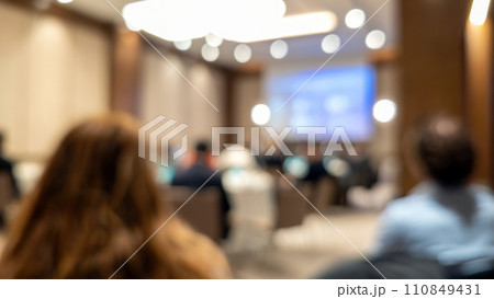 Group of businessperson meeting in the office. Blurred image. Group of businessperson meeting in the office. Blurred image. 110849431