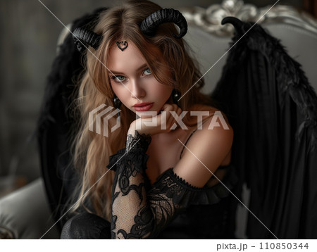 女性の悪魔 110850344