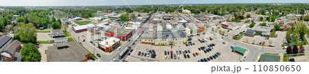 Aerial panorama of Listowel, Ontario, Canada Aerial panorama of Listowel, Ontario, Canada 110850650