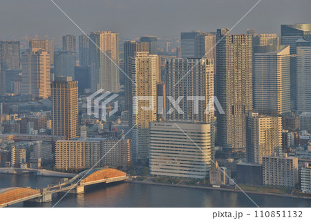 Nov 27 2023 the cityscape of Modern urban waterfront city 110851132