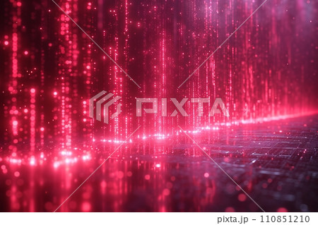 データの海を渡る情報の光路 デジタル時代の抽象アート AI画像 32 110851210